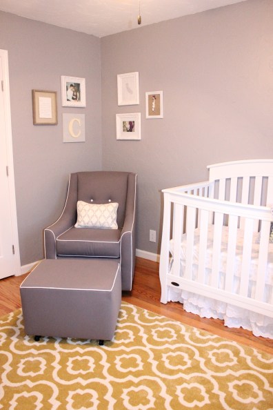 Crib, glider, and corner photo gallery