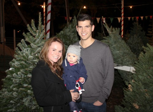 Picking out our Christmas tree